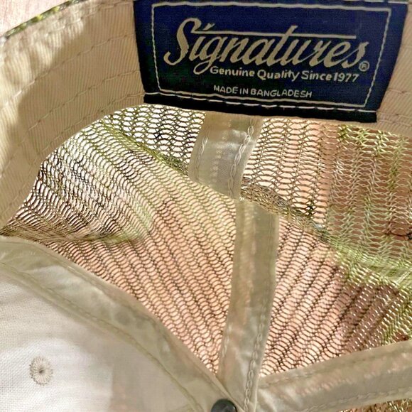 Mens Team Realtree Signature Camo Mesh Trucker Cap Adjustable Outdoor Hunt Hat - Picture 8 of 14